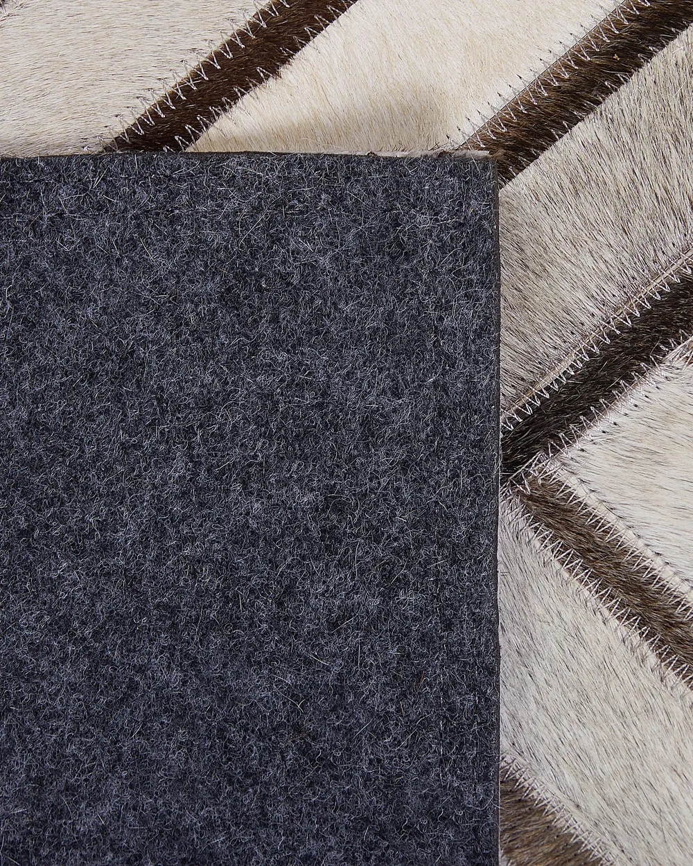 Rug TEKIR Beige 140 x 200 cm Leather_764778