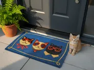 Fußmatte MOJICAP Bunt 60 x 90 cm Katze Kokosfasern_1013219