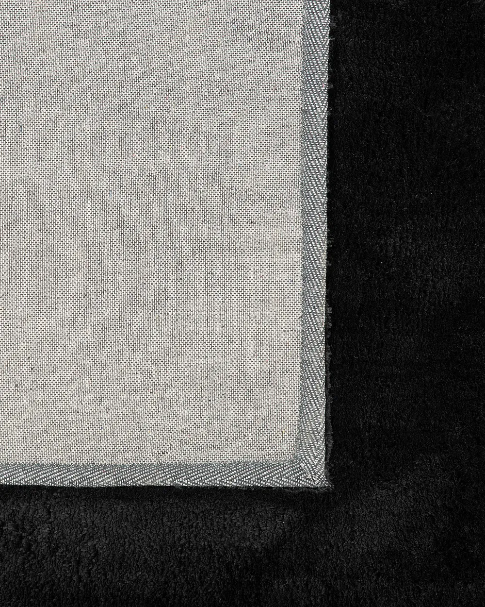 Shaggy Rug EVREN Black 200 x 200 cm_758548
