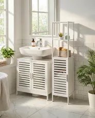 Regal OWASSO Bambus Weiß_1031689