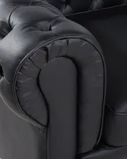 Sessel CHESTERFIELD Echtleder Schwarz_538625