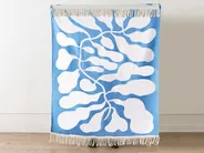 Blanket KIHUN Fabric 130 x 170 cm Blue_862305