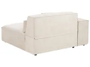 Modul Ecksofa 4-Sitzer HELLNAR Samtstoff Hellbeige linksseitig_911119
