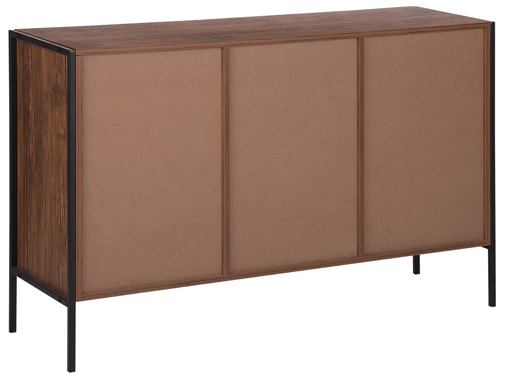 Sideboard mit 2 Türen TIFTON Dunkelbraun_758675
