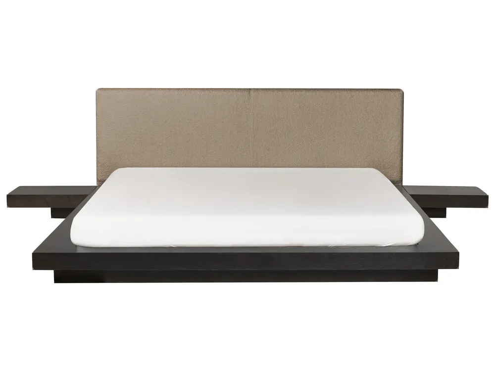 Wasserbett Bouclé ZEN 160 x 200 cm Dunkle Esche_1080147