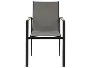 Gartenmöbel Set 6-Sitzer VALCANETTO/BUSSETO Metall Schwarz_846194