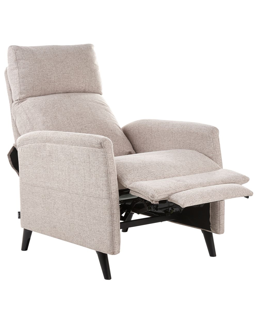Relaxfauteuil SELVIK inclusief voetensteun Stof Beige