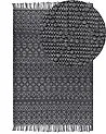 Teppich ALUCRA Schwarz 160 x 230 cm Wolle
