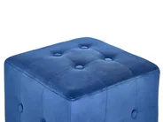 Pouf WISCONSIN Samtstoff Blau_926900