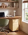 Büroschrank BOLSENA Metall Gelb