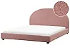 Waterbed Boucle VAUCLUSE 180 x 200 cm (EU Super King) Pastel Pink