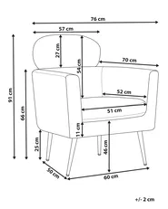 Armchair SOBY Fabric Grey_875275