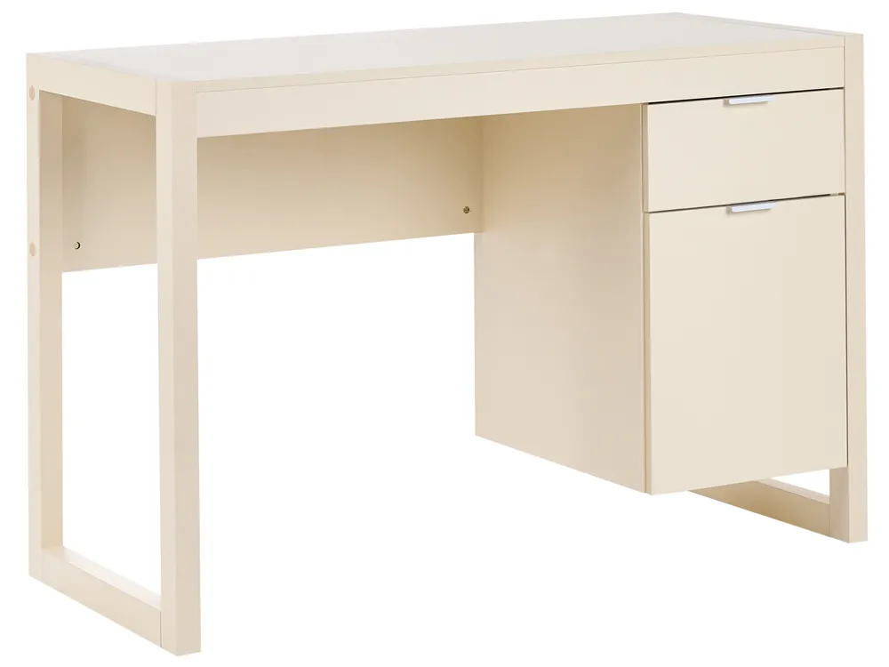 Schreibtisch JOHNSON 112 cm 50 cm Hellbeige