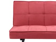 Schlafsofa 3-Sitzer HASLE Stoff Rot_952031