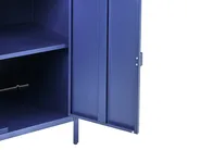 2 Piece Outdoor Kitchen Set with Sink VILAMA Blue Metal_974687