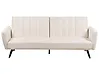 Schlafsofa 3-Sitzer VIMMERBY Stoff Hellbeige