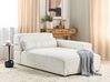 Left-Hand Chaise Longue HELLNAR Boucle Off-White