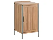 Outdoor-Küche 3er Set mit Spüle IVREA Braun / Schwarz zertifiziertes Akazienholz_988422