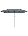 Sonnenschirm 460 cm SIBILLA Grau