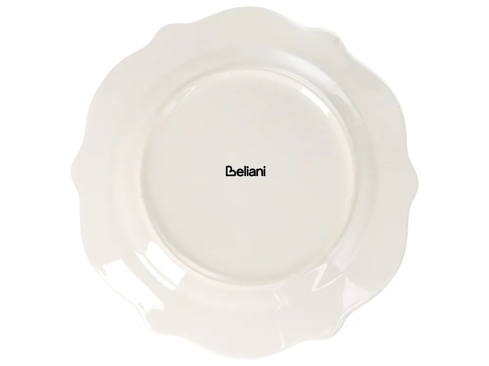20-Piece Dinnerware Set BAY LEAF Porcelain White/Blue_1191742