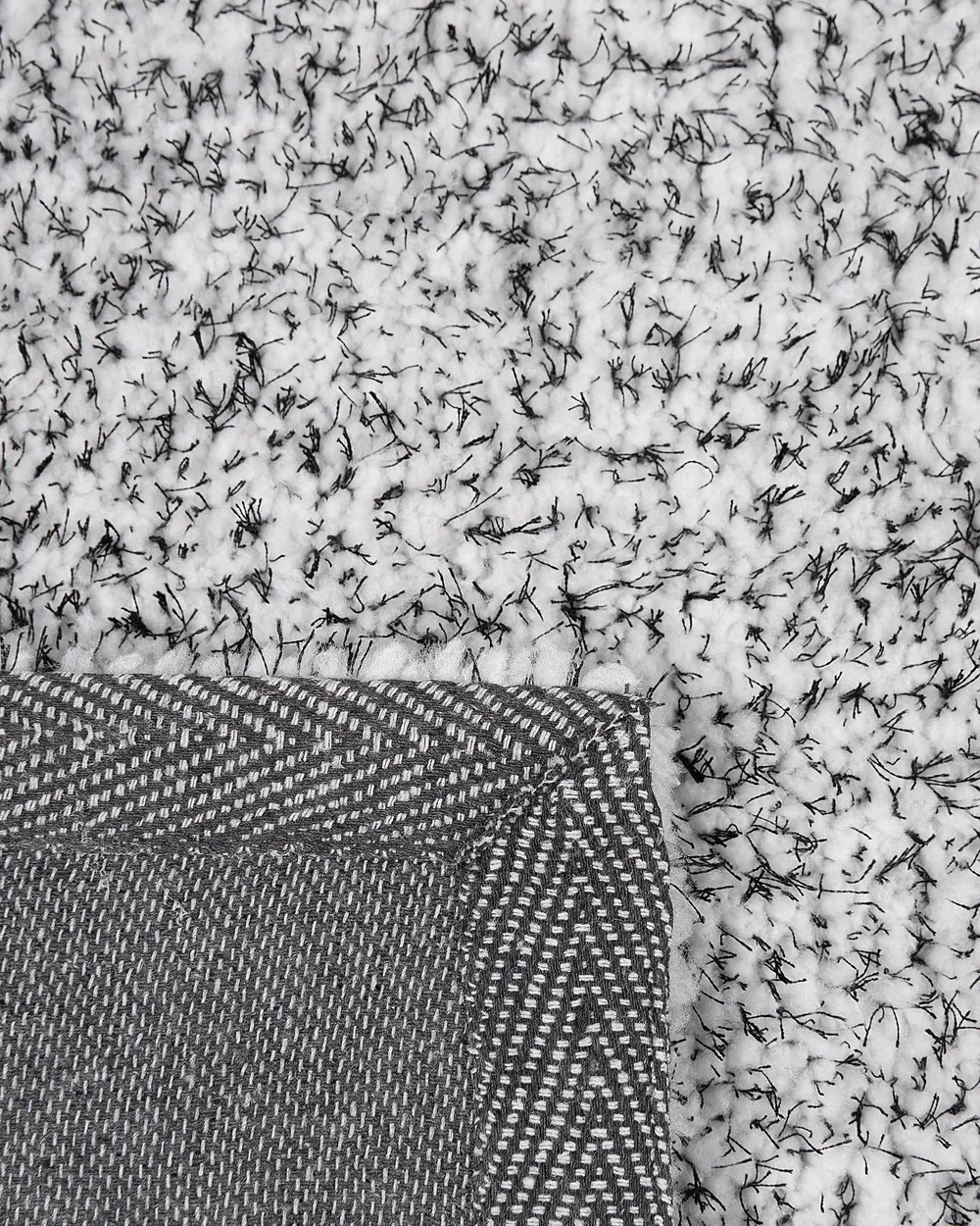 Zottelteppich DEMRE Grau 200 x 300 cm_683606
