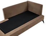 Right-Hand Chaise Longue SIEVOZ Fabric Brown_978703