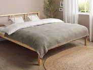 Tagesdecke CHAGYL Baumwolle 150 x 200 cm Taupe_917936