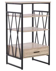 Regal mit 3 Ebenen KEENE 101 cm Hellbraun_826813