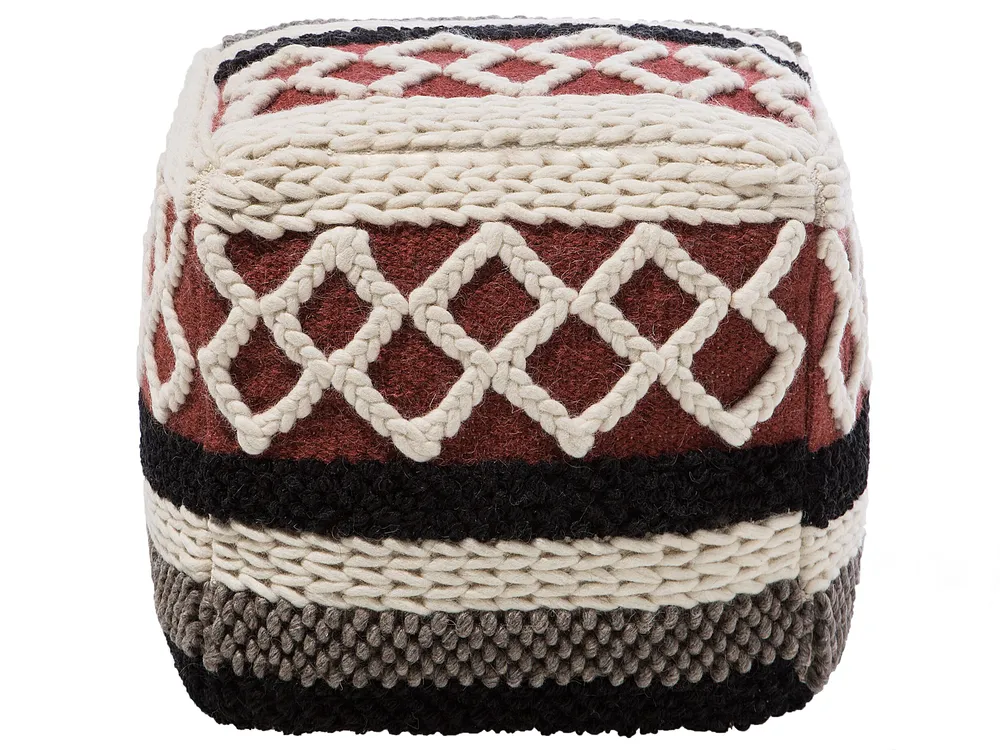 Pouf SAGAR Baumwolle Bunt_711463