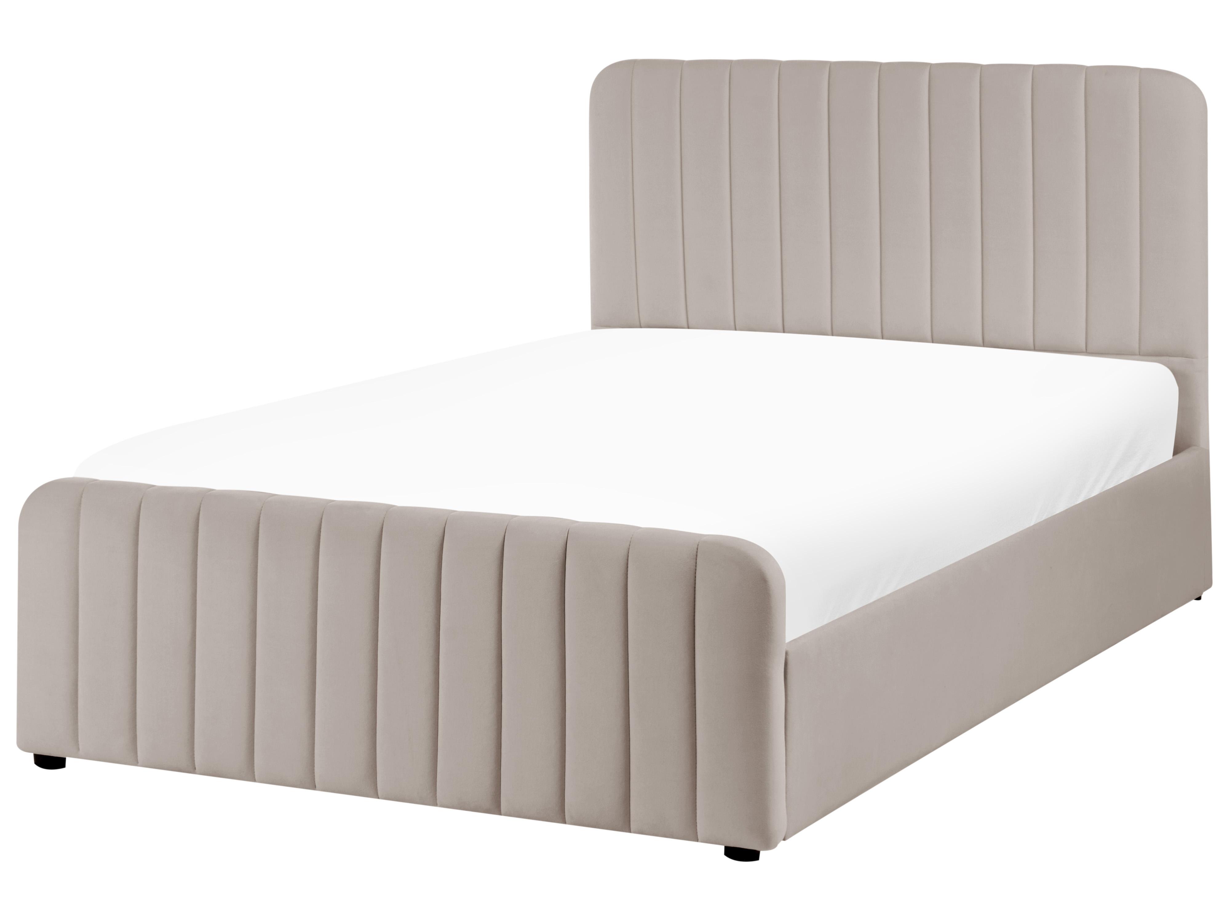 Ottoman Bed LUNAN Taupe 120 x 200 cm (EU Small Double)_1051498
