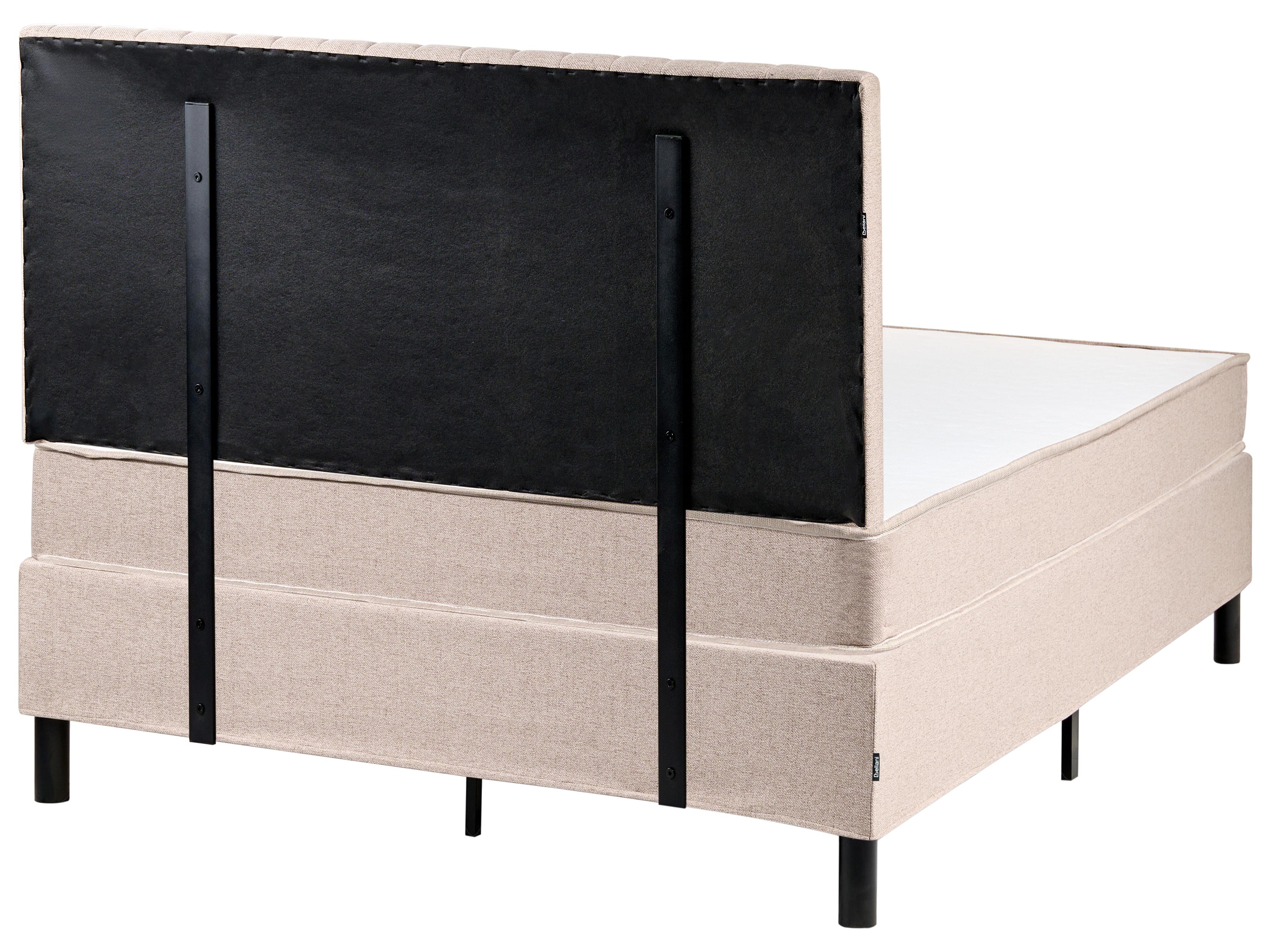 Divan Bed Fabric COUNTESS 120 x 200 cm (EU Small Double) Beige_1054241