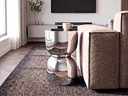 Side Table KASBA Metal Silver_1154024