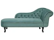 Right-Hand Chaise Longue NIMES Velvet Mint Green_712559