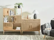 2 Door Sideboard LYNWOOD Light Brown_945846