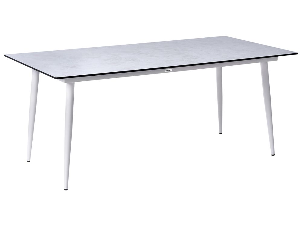 Konferenztisch TOLENTINO 90 cm x 180 cm Travertinoptik