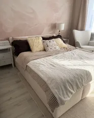 Bett mit Stauraum BOUSSE Bouclé Cremeweiß 160 x 200 cm_1177555