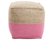 Pouffe KIRAMA Jute Pink_728805
