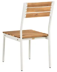 Gartenstuhl 2er Set CORRICELLA Akazienholz Braun_1124596