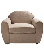 Armchair ELLEDE Boucle Light Brown_959899