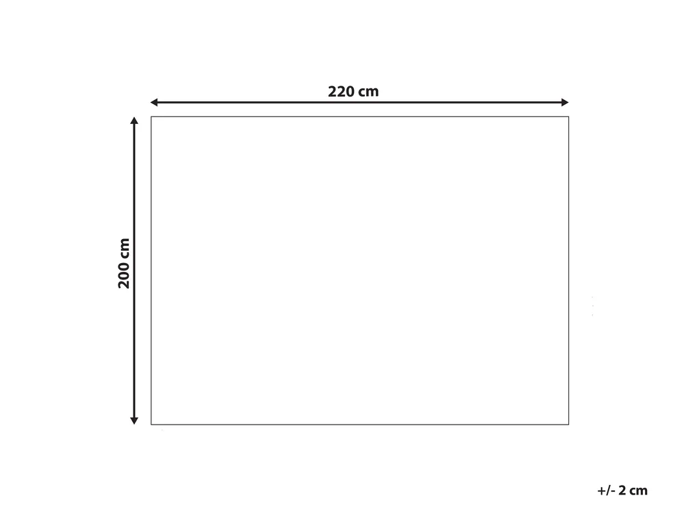 Tagesdecke CHAGYL Baumwolle 200 x 220 cm Hellbeige_917897