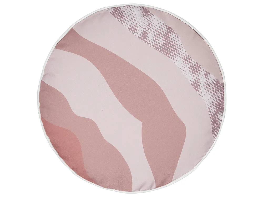 Gartenkissen 2er Set CAMPEI Abstraktes Muster 40 x 40 cm Rosa_881551