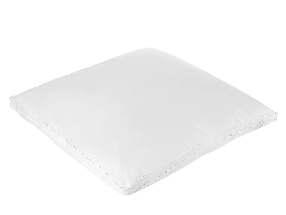 Kopfkissen VIHREN Niedrig 80 x 80 cm Entenfedern und Daunen Weiß_811484