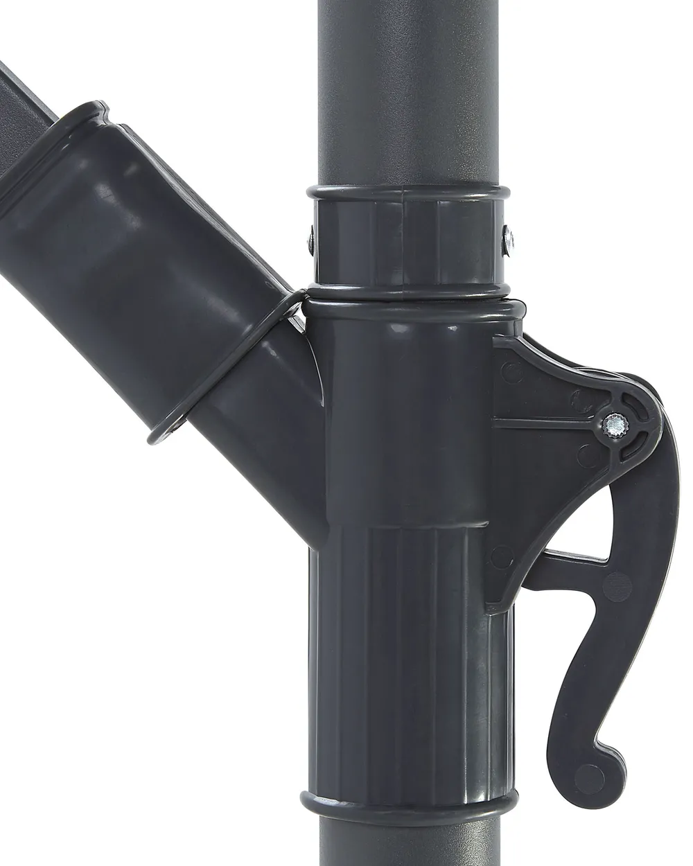 Ampelschirm LED 285 cm CORVAL Graphitgrau_778657