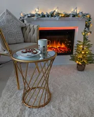Weihnachtsgirlande Schnee bedeckt LED SUNDO 180 cm Weiß_903024