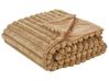 Tagesdecke RAKYA Webpelz 200 x 220 cm Hellbraun