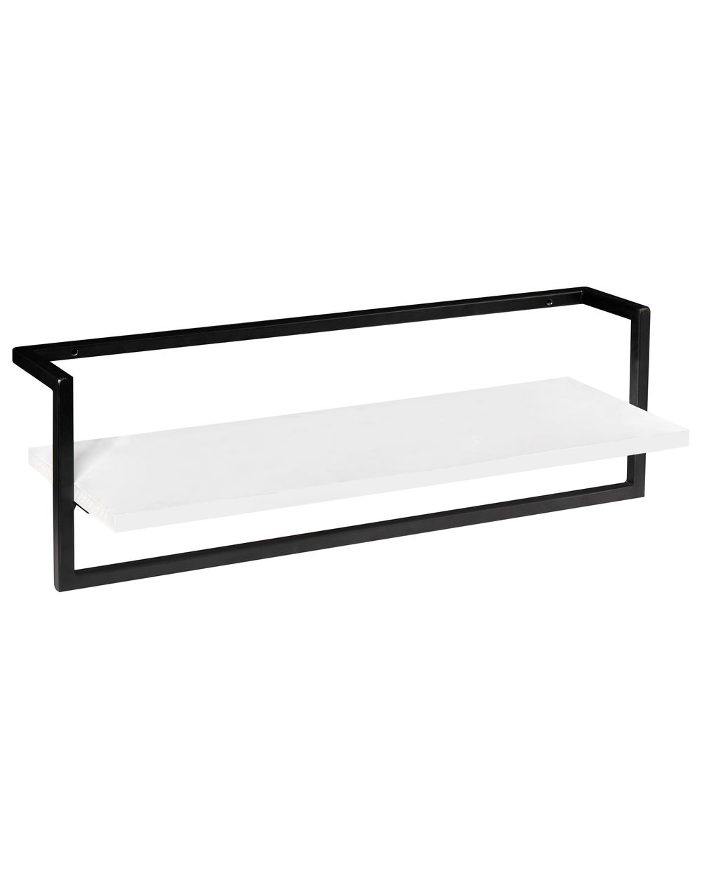 Porte-serviettes BETANIA Avec étagère Métal Noir