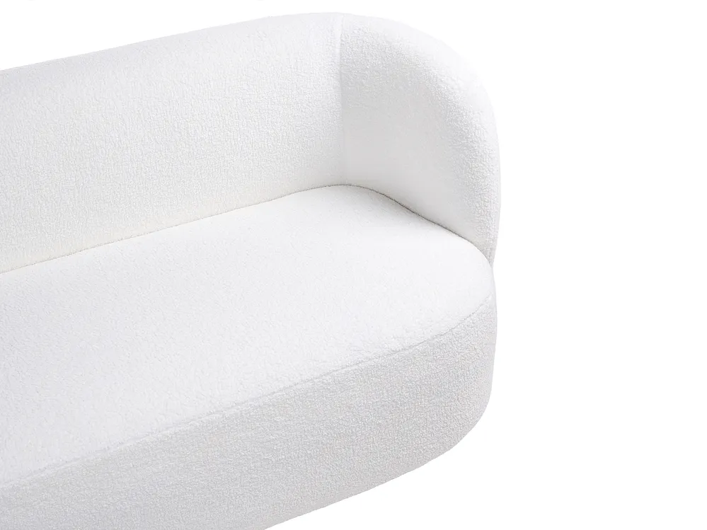 Sofa 3 Seater MELLOSA Boucle White_1197323