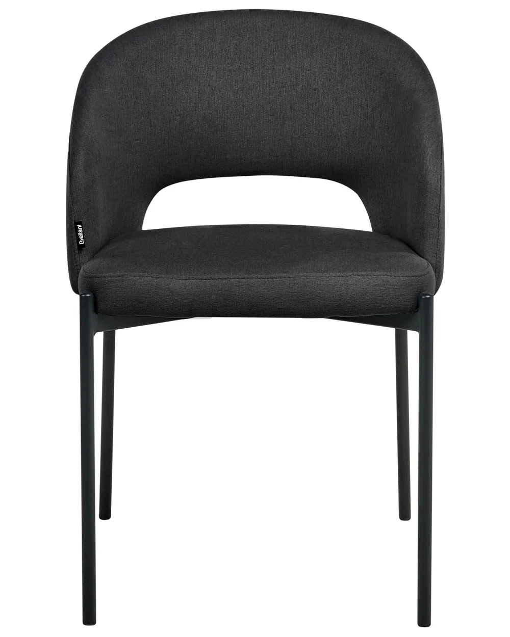 Esszimmerstuhl 2er Set PENNY Stoff Schwarz_1007364