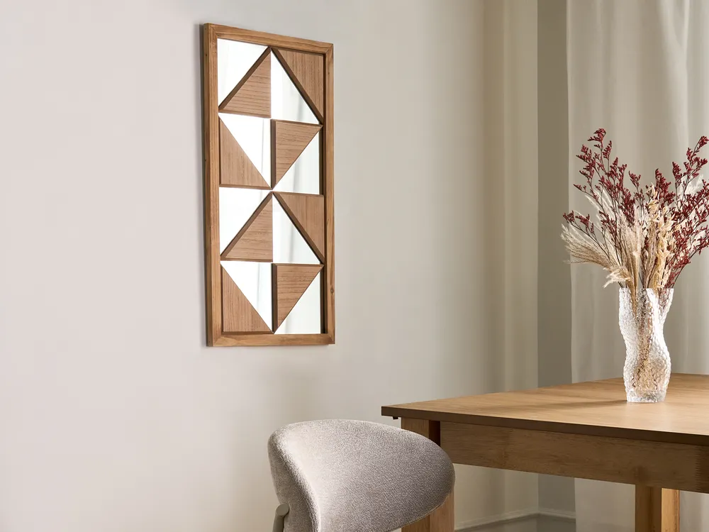 Wandobjekt HIESVILLE Tannenholz 75 cm Hellbraun
