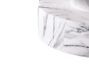 Miza za shranjevanje BIVONGI 30 cm 30 cm Beli marmor_1192741